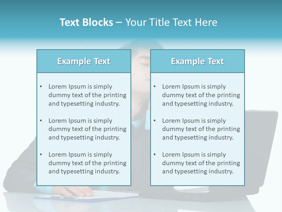 Workaholic Day Relax PowerPoint Template