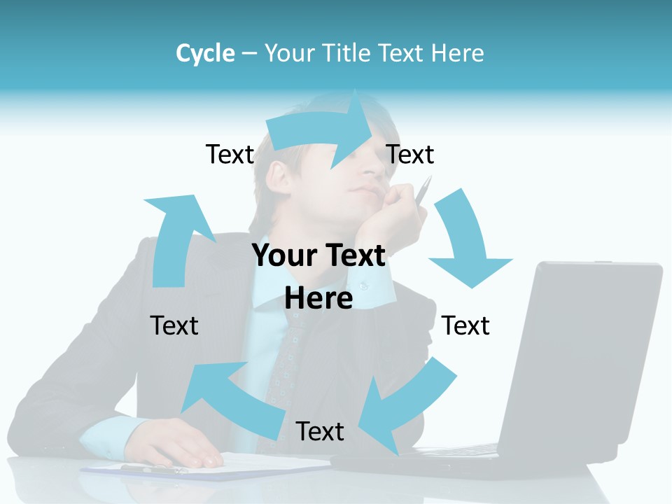 Workaholic Day Relax PowerPoint Template