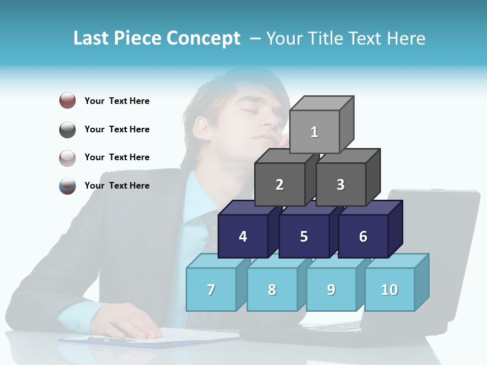 Workaholic Day Relax PowerPoint Template