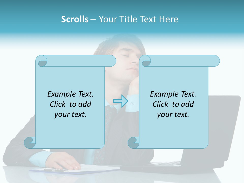 Workaholic Day Relax PowerPoint Template