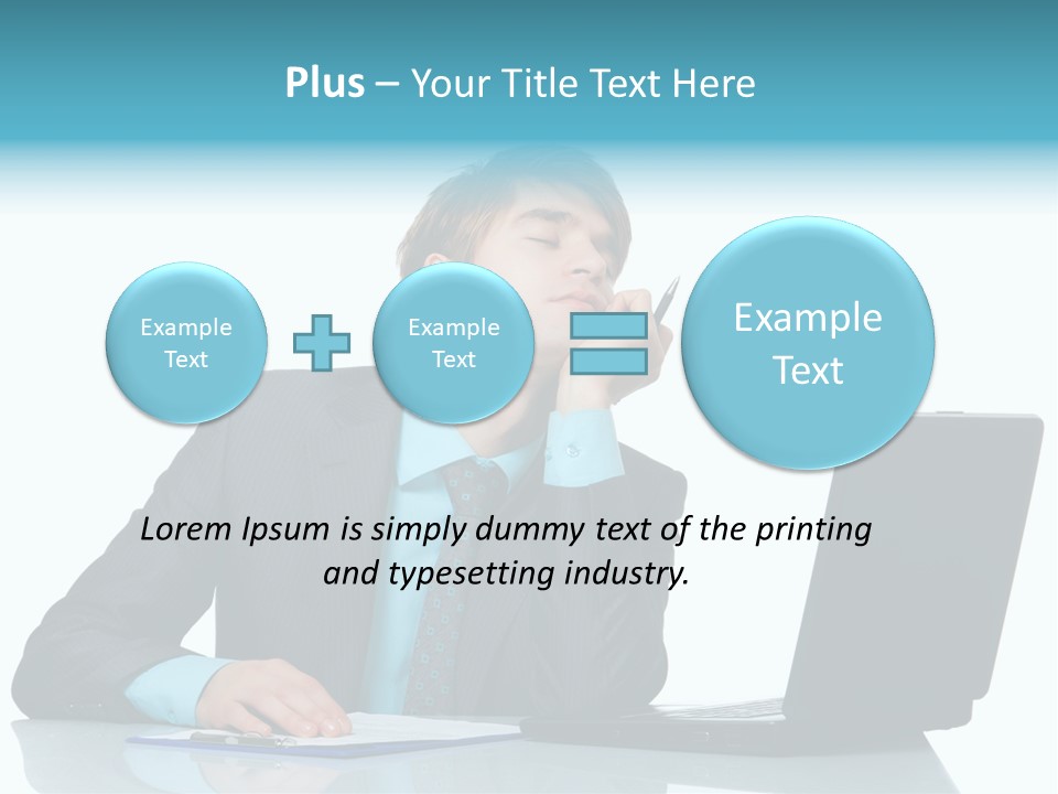 Workaholic Day Relax PowerPoint Template