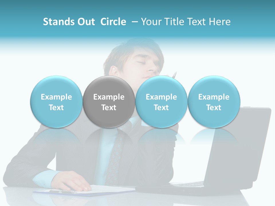 Workaholic Day Relax PowerPoint Template