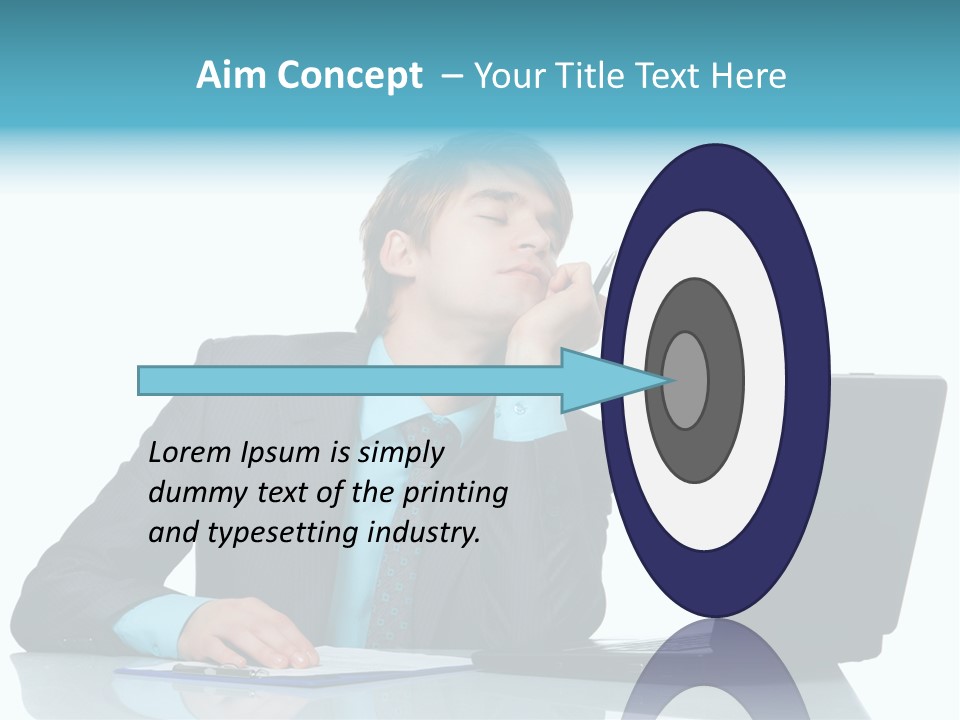 Workaholic Day Relax PowerPoint Template