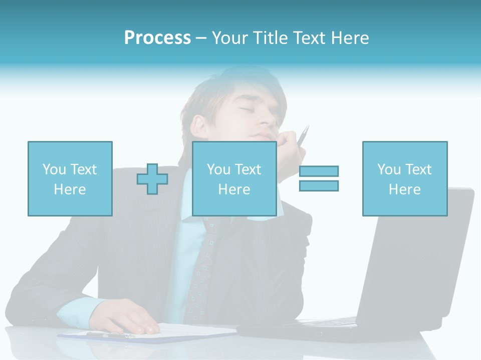 Workaholic Day Relax PowerPoint Template