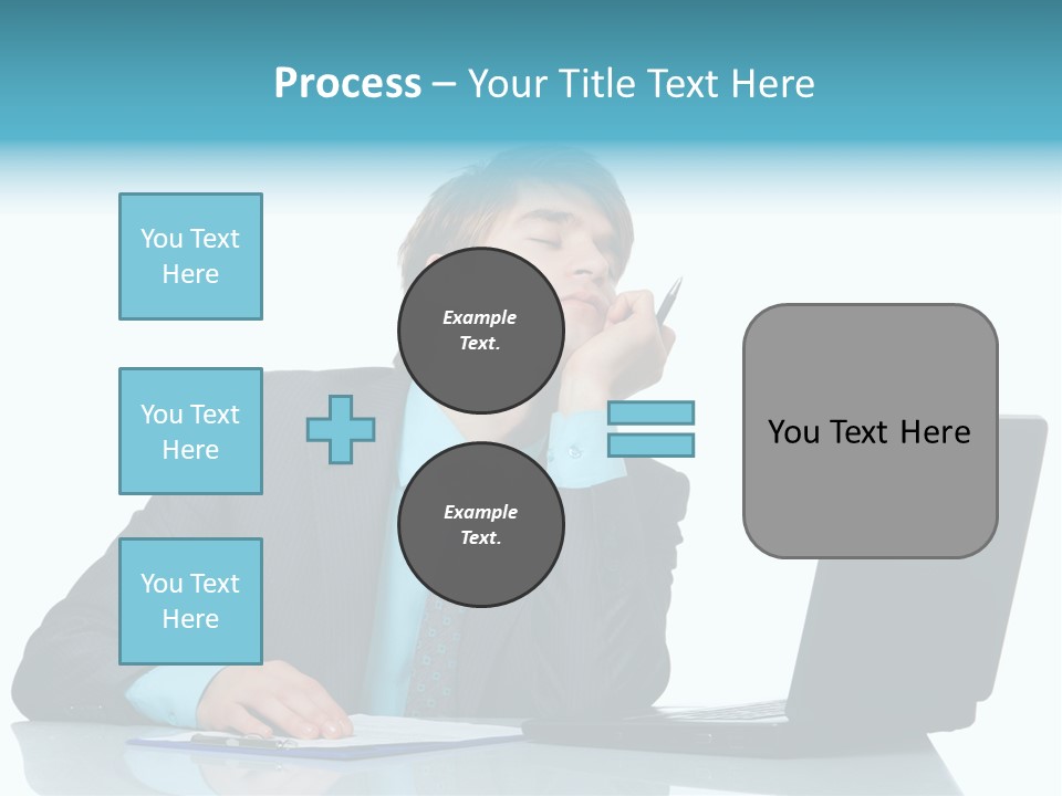 Workaholic Day Relax PowerPoint Template