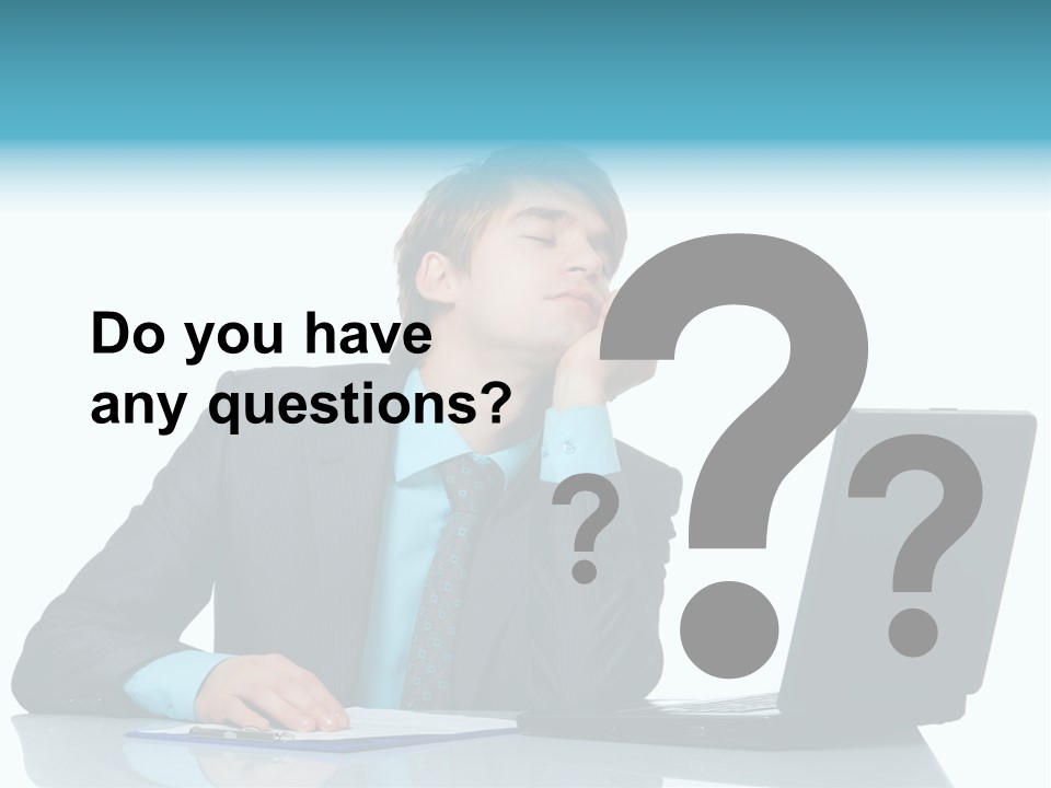 Workaholic Day Relax PowerPoint Template