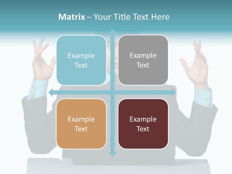Notebook Stress Expression PowerPoint Template