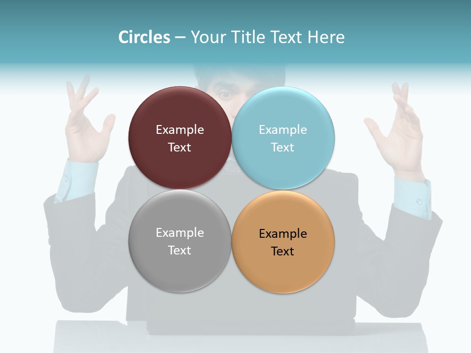 Notebook Stress Expression PowerPoint Template