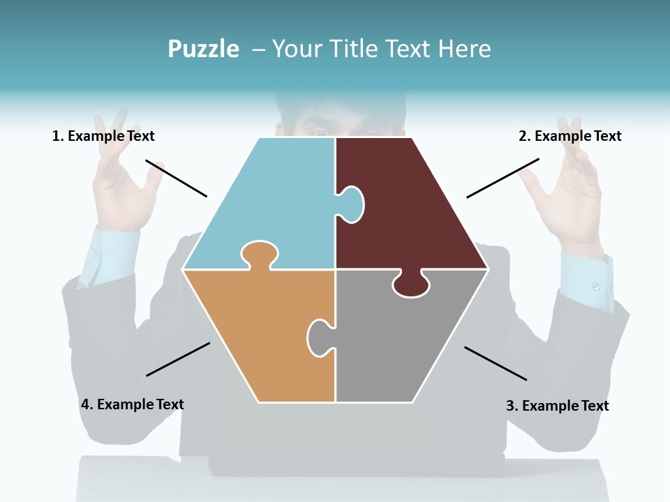 Notebook Stress Expression PowerPoint Template