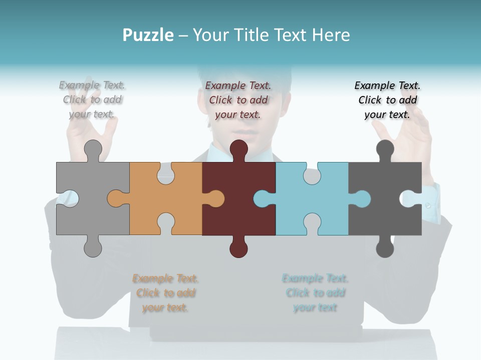 Notebook Stress Expression PowerPoint Template