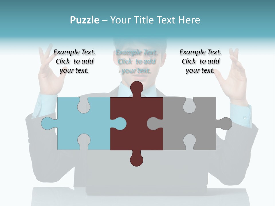 Notebook Stress Expression PowerPoint Template