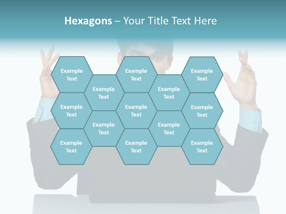 Notebook Stress Expression PowerPoint Template