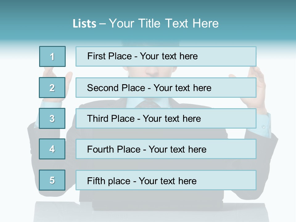 Notebook Stress Expression PowerPoint Template