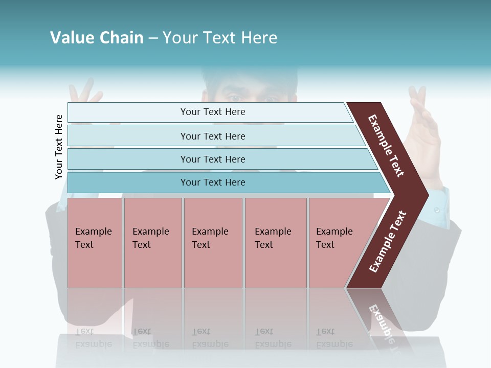 Notebook Stress Expression PowerPoint Template