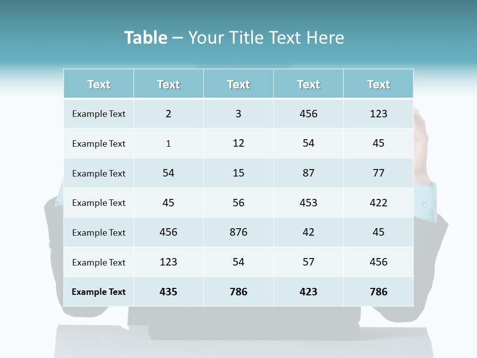 Notebook Stress Expression PowerPoint Template