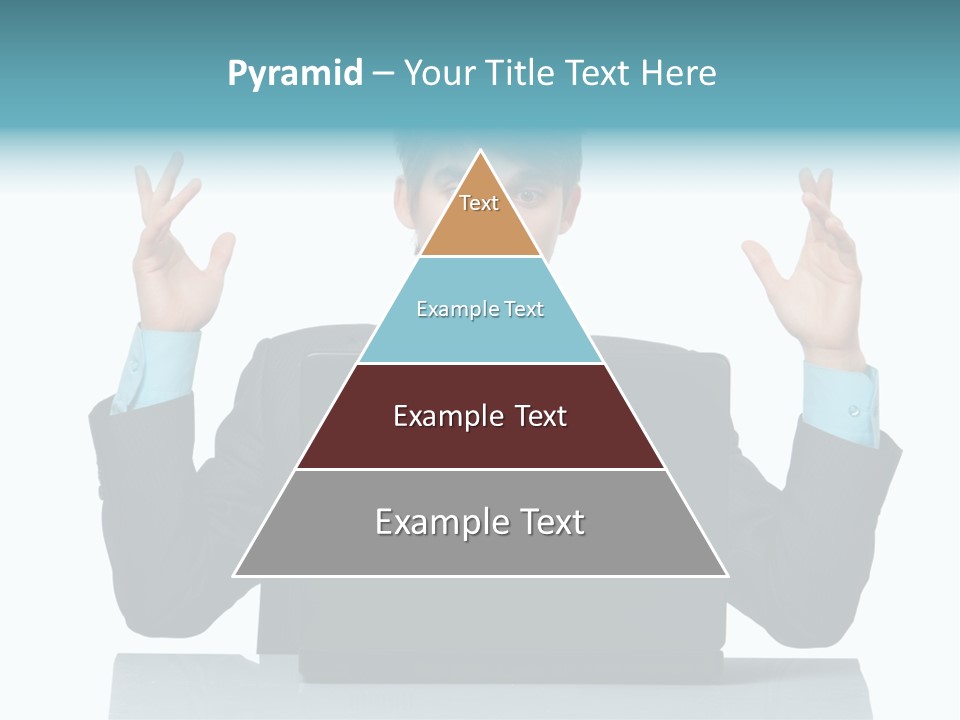 Notebook Stress Expression PowerPoint Template