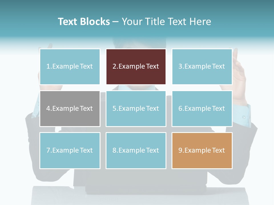 Notebook Stress Expression PowerPoint Template