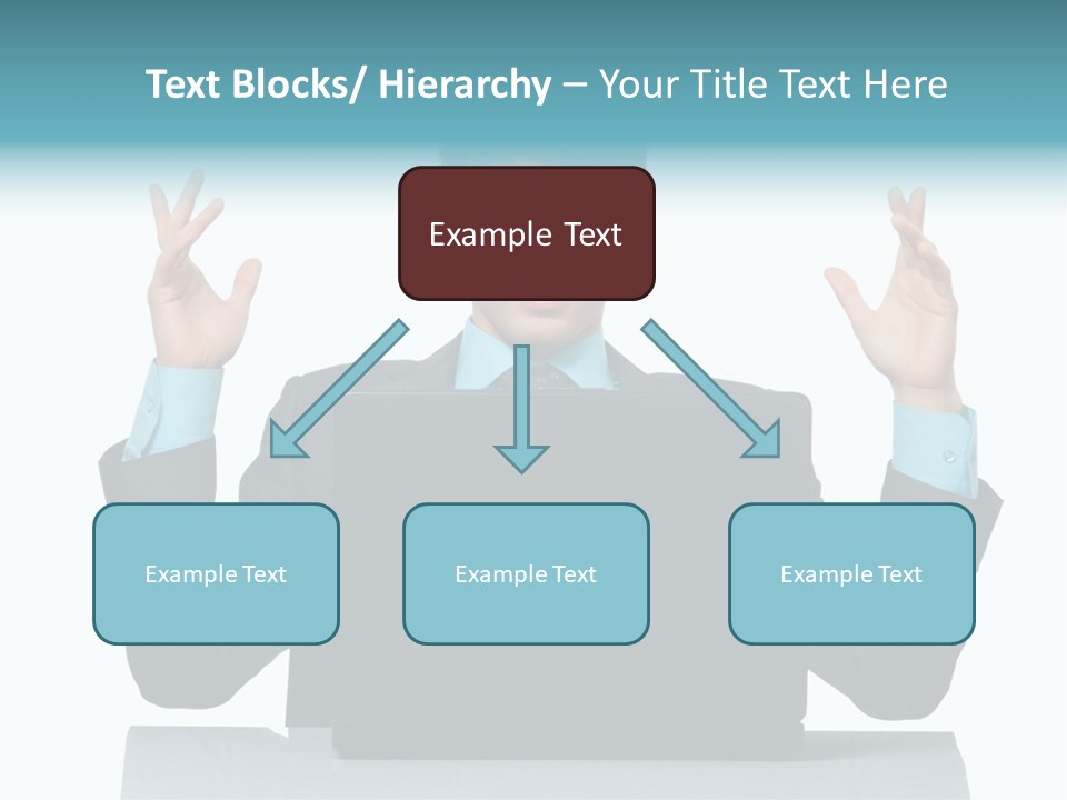 Notebook Stress Expression PowerPoint Template