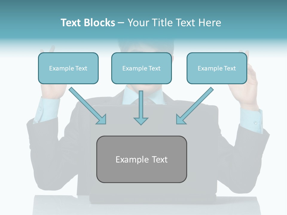 Notebook Stress Expression PowerPoint Template