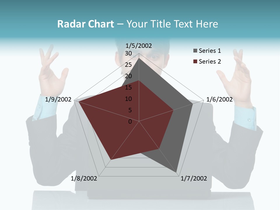 Notebook Stress Expression PowerPoint Template