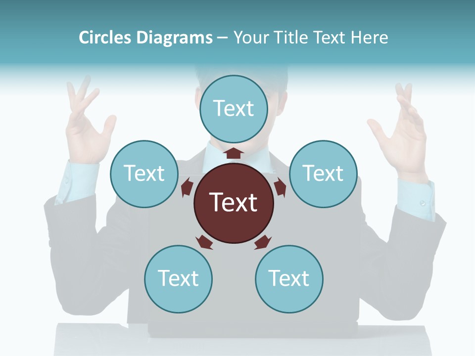 Notebook Stress Expression PowerPoint Template
