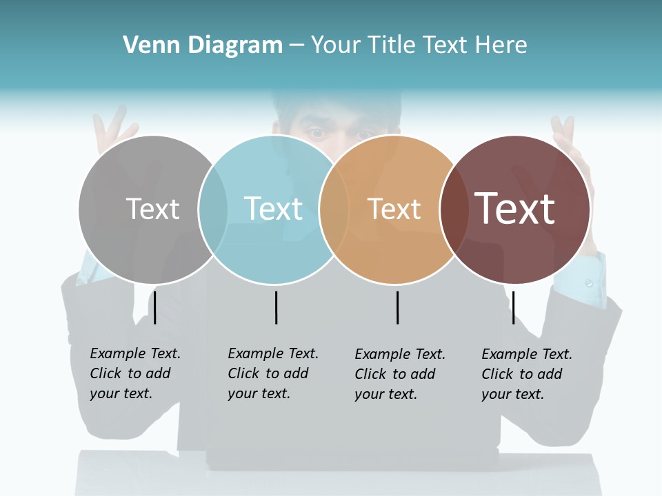 Notebook Stress Expression PowerPoint Template