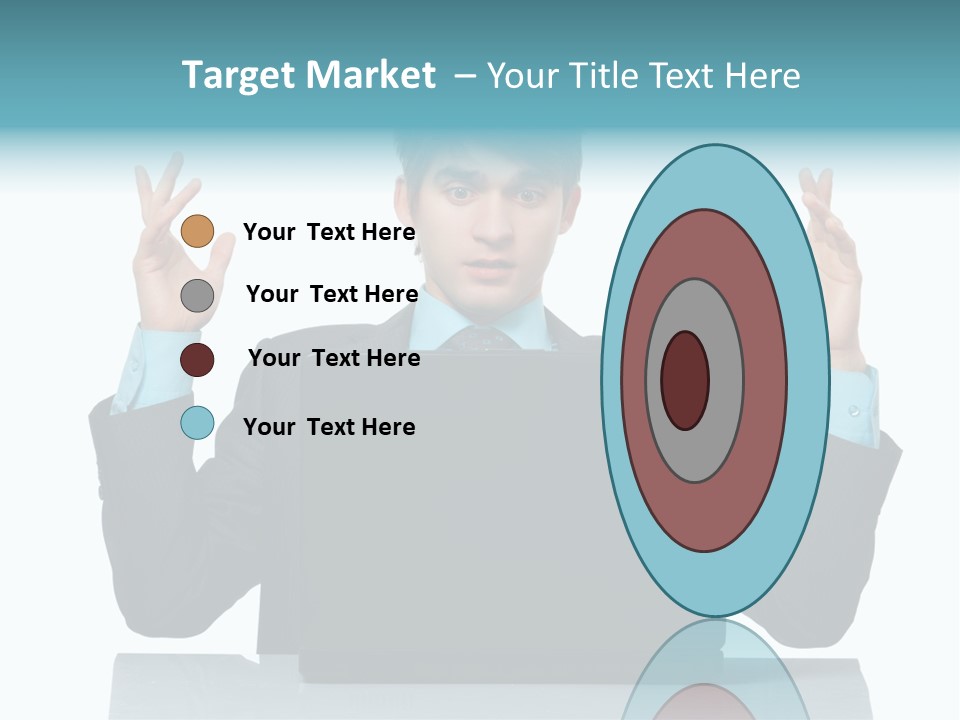 Notebook Stress Expression PowerPoint Template