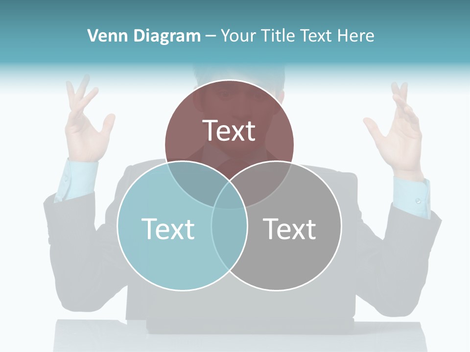 Notebook Stress Expression PowerPoint Template