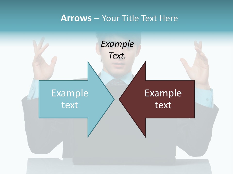 Notebook Stress Expression PowerPoint Template