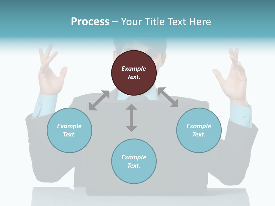 Notebook Stress Expression PowerPoint Template