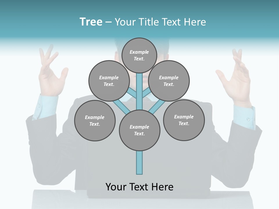 Notebook Stress Expression PowerPoint Template