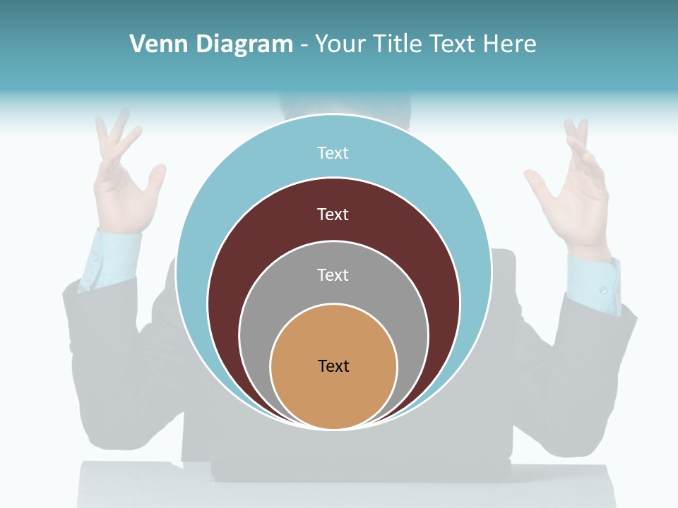 Notebook Stress Expression PowerPoint Template