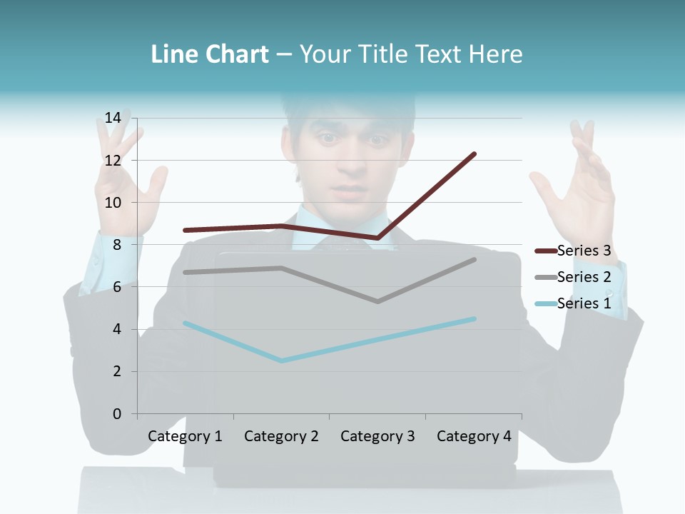Notebook Stress Expression PowerPoint Template