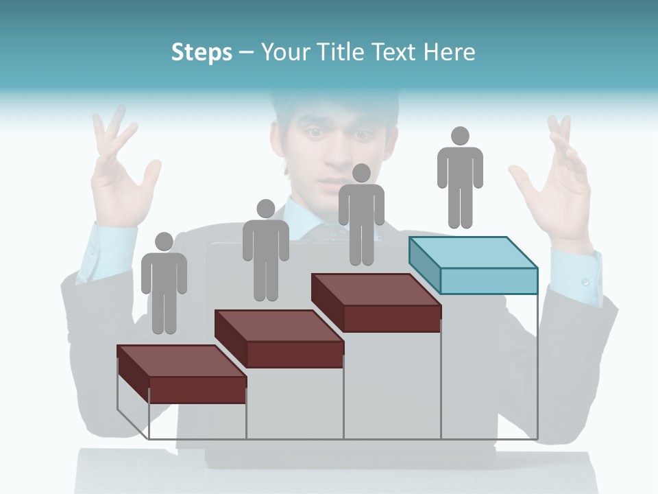 Notebook Stress Expression PowerPoint Template