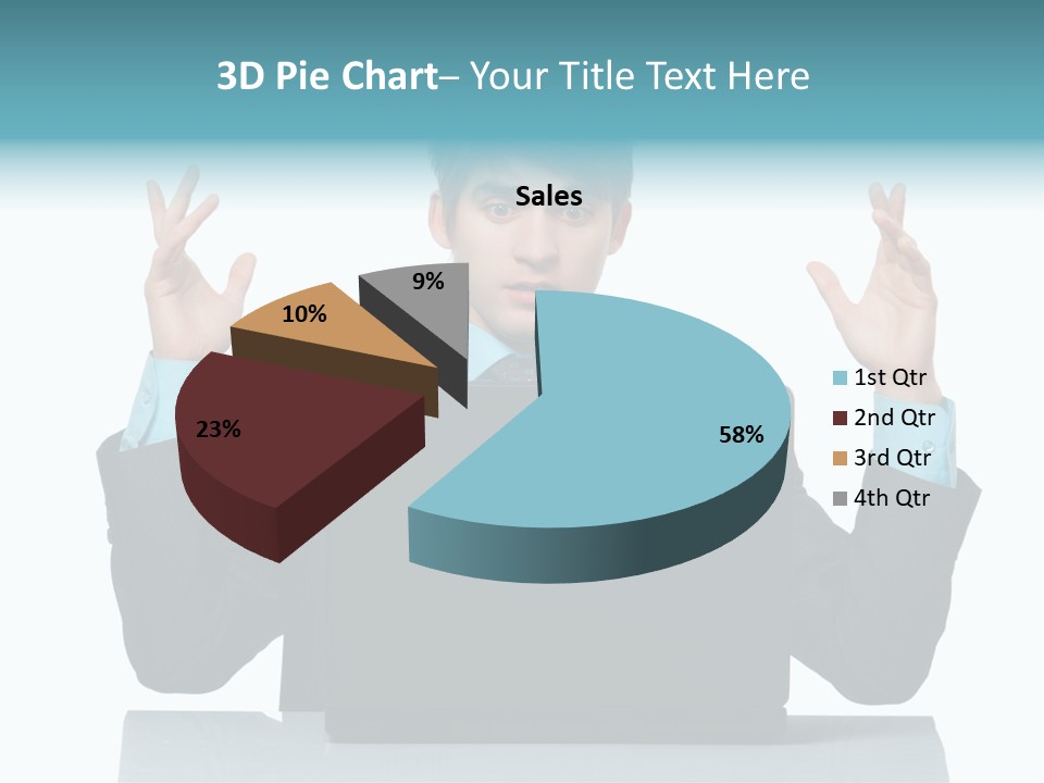 Notebook Stress Expression PowerPoint Template