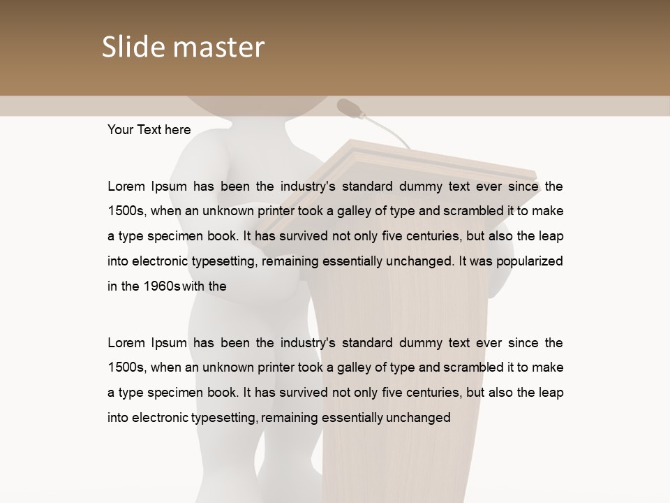 Speaker Announcement Background PowerPoint Template