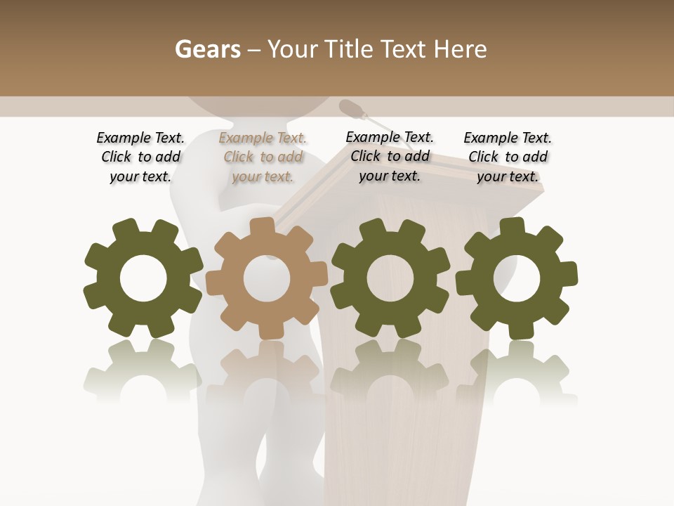 Speaker Announcement Background PowerPoint Template