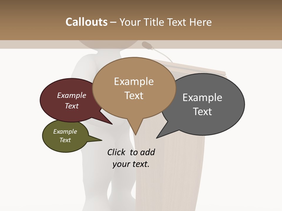 Speaker Announcement Background PowerPoint Template