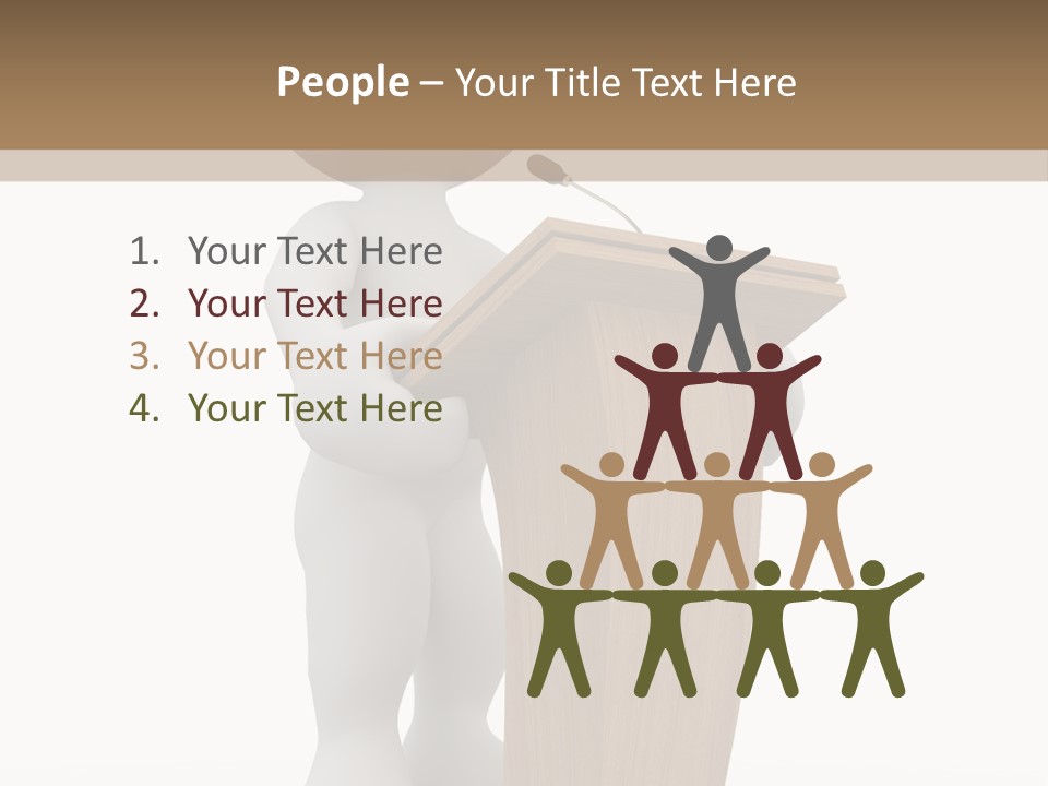 Speaker Announcement Background PowerPoint Template