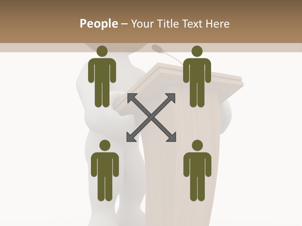 Speaker Announcement Background PowerPoint Template