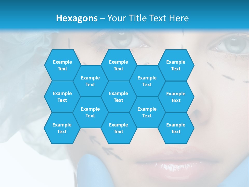 Healthy Drawing Face PowerPoint Template