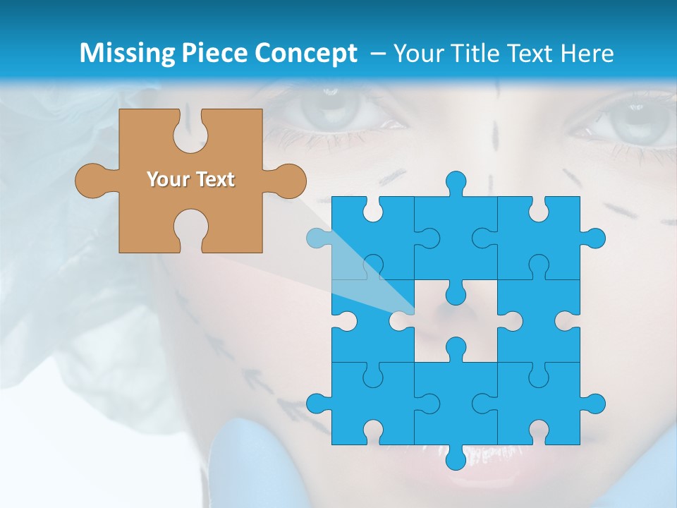 Healthy Drawing Face PowerPoint Template