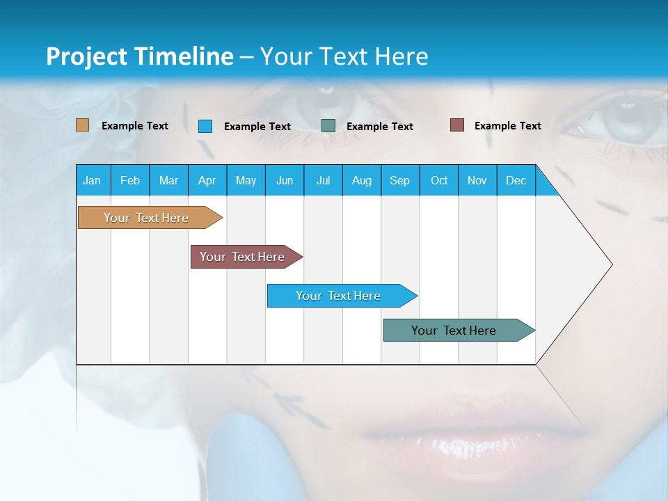 Healthy Drawing Face PowerPoint Template