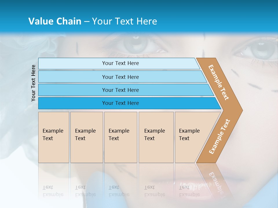 Healthy Drawing Face PowerPoint Template