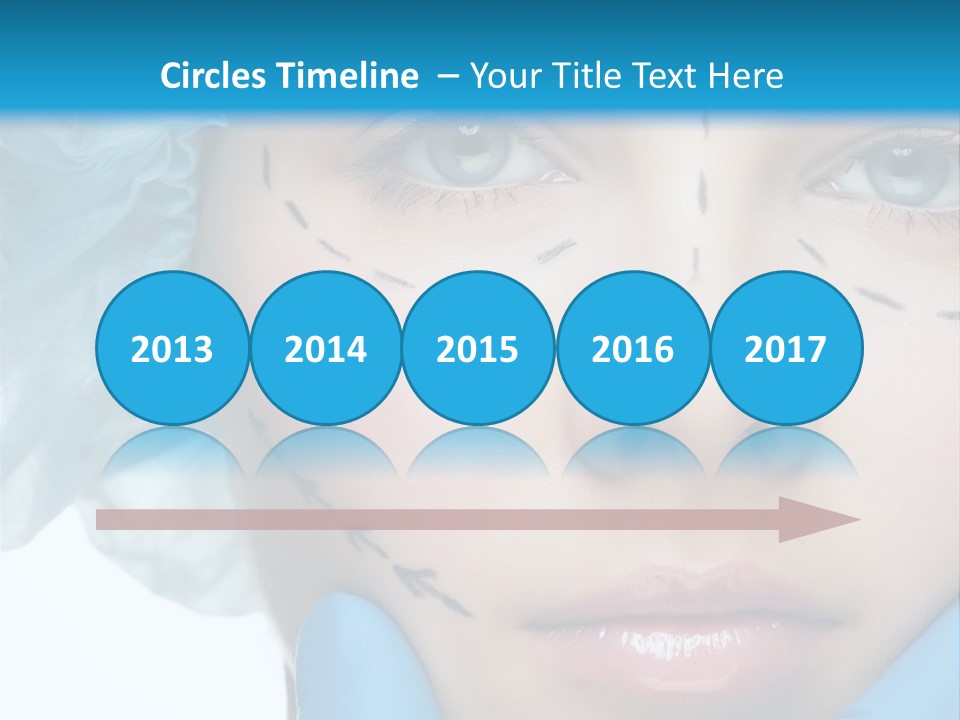 Healthy Drawing Face PowerPoint Template