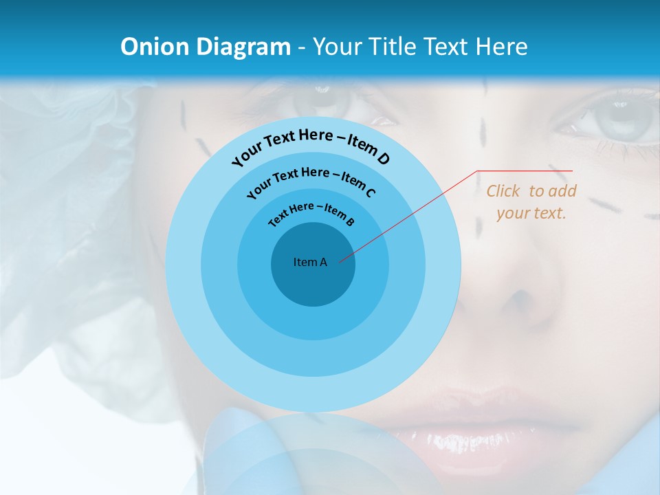 Healthy Drawing Face PowerPoint Template
