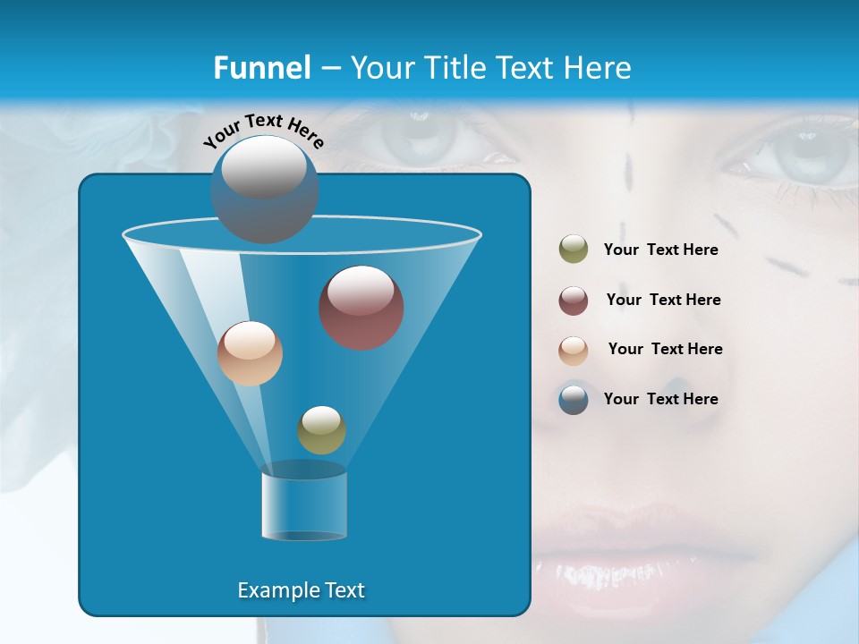 Healthy Drawing Face PowerPoint Template