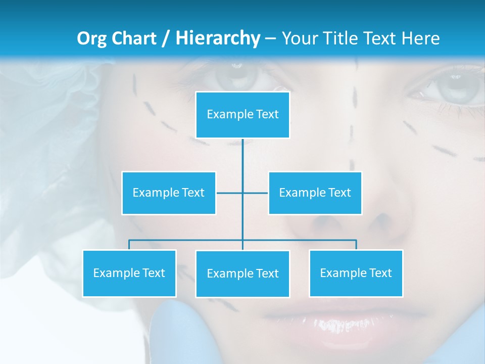 Healthy Drawing Face PowerPoint Template