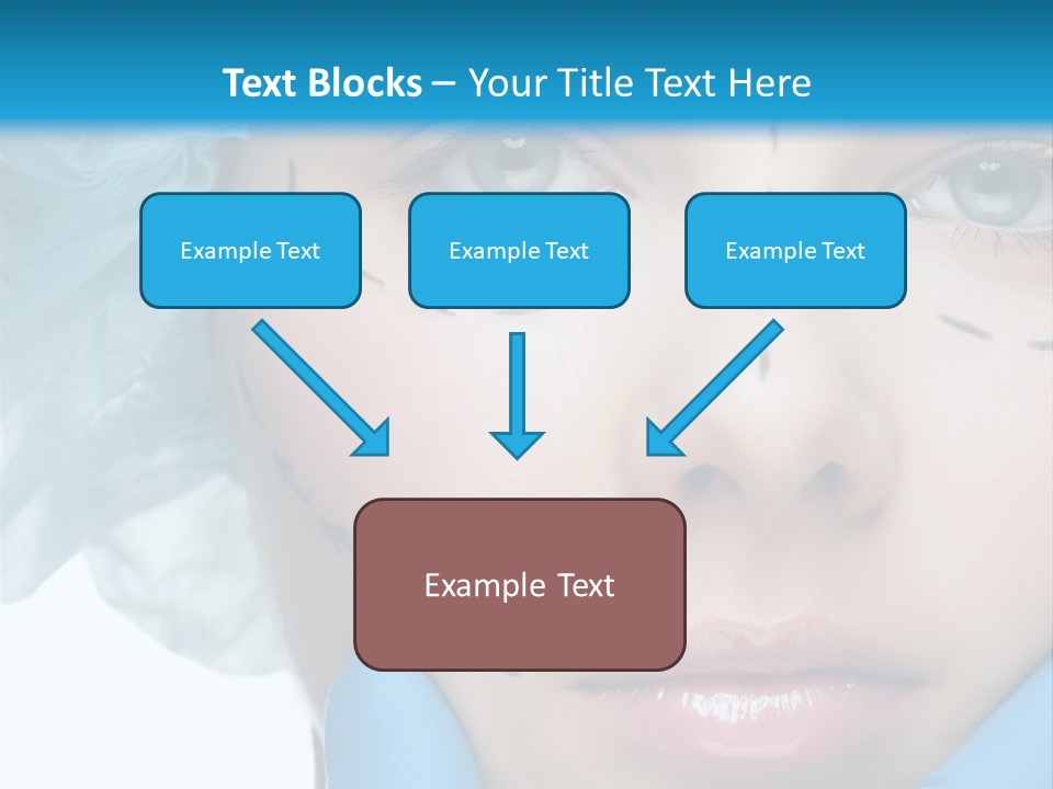 Healthy Drawing Face PowerPoint Template
