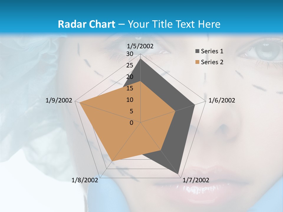Healthy Drawing Face PowerPoint Template